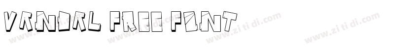 VANDAL Free Font字体转换